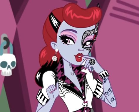 Operetta Aesthetic, Operetta Monster High, Monster High Aesthetic, Early 2000s Cartoons, Monster High Icon, Aged Clothing, 2000s Cartoons, High Aesthetic, Pretty Halloween Costumes