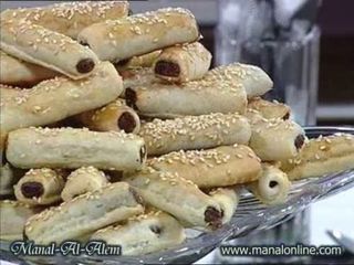 Date Fingers Recipe | Arabic Food Recipes | Bloglovin Arabic Food Recipes, Middle Eastern Sweets, Lebanese Desserts, حلويات عربية, Middle East Food, Arabic Dessert, Middle East Recipes, Middle Eastern Desserts, Arabian Food