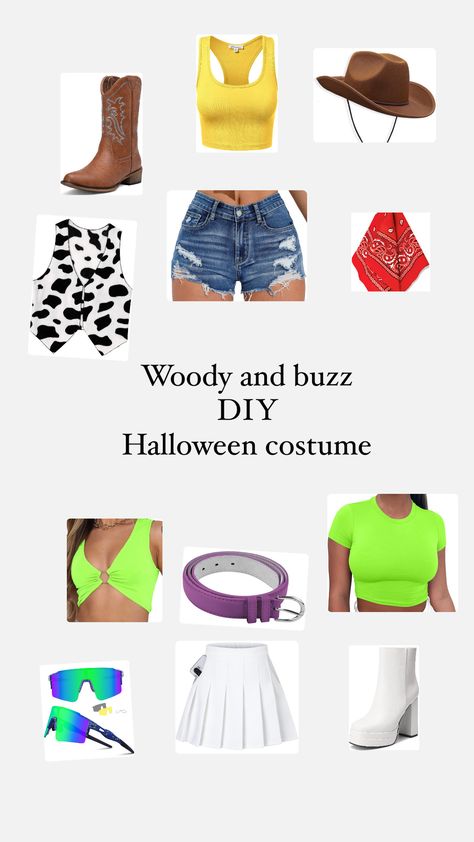 Shop recommended products from Abby on www.amazon.com. Learn more about Abby's favorite products. Buzz Halloween Costume, Halloween Costume Simple, Disfraz Buzz Lightyear, Buzz Costume, Buzz Lightyear Halloween Costume, Friend Videos, Costume Simple, Fun Halloween Outfits, Yoda Costume