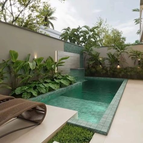 Swimming Pool Designs ✨️ Kleiner Pool Design, Dream Backyard Pool, Small Swimming Pools, Pool Landscape Design, Small Pool Design, Backyard Pool Landscaping, Backyard Pool Designs, Swimming Pools Backyard, Outdoor Decor Backyard