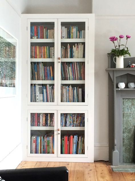 alcove cupboards — the shelving company Book Cupboard Design, Glass Bookshelves, Alcove Cupboards, Bedroom Wardrobe Design, Bookshelf Inspiration, Bookcase With Glass Doors, Modern Cupboard, Bedroom Cupboard Designs, تصميم للمنزل العصري