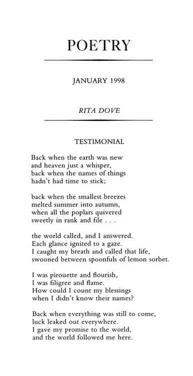 Rita Dove, Poet Laureate, Poetry Magazine, Poetry Foundation, American Poetry, Poetry Month, Rosa Parks, August 28, Magic Words