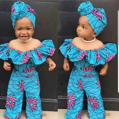 10 LATEST KIDS FASHION YOUR GIRL WILL BE LIKE A QUEEN Baby African Clothes, Ankara Styles For Kids, Baby Costumes Girl, African Babies, Baby Overall, African Dresses For Kids, Afrikaanse Mode, Kids Summer Fashion