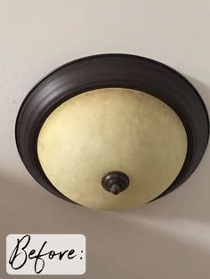 Painting Glass Light Globes, Brass Lamp Makeover, Paint Lamps, Refurbished Lamps, Change Light Fixture, Bathroom Light Fixtures Ceiling, Light Fixture Makeover, Glass Light Globes, Fan Light Covers