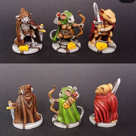 Mouse Guard Rpg, Frog Games, Dnd Mini, Pathfinder Rpg, Dungeons And Dragons Characters, Fantasy Creatures Art, Diy Games, Cute Clay, Fantasy Miniatures