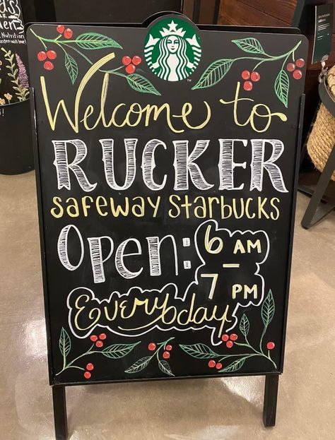 Starbucks Chalk Signs, Starbucks Chalkboard, Chalk Signs, Community Boards, Poster Ideas, Welcome Back Sign, Community Board, Chalkboard Quotes, Welcome Back