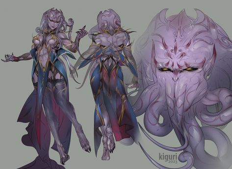 Monster Hunter Art, Mind Flayer, Dungeons And Dragons Classes, Star Wars Characters Pictures, Dark Souls Art, Character References, 다크 판타지, Alien Concept Art, Monster Concept Art