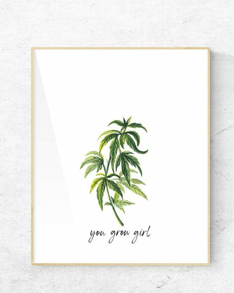 Hemp Art, Wall Art Women, Botanical Tattoos, Badass Girl, Plant Cartoon, Girl Graduation, Bob Marley Art, Female Leaders, Plant Tattoo