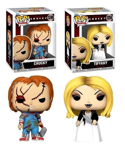 FUNKO POP Bride Tiffany Chucky Funko Pop Horror, Tiffany Chucky, Chucky And Tiffany, Toy Story Slinky, Chucky Movies, Angry Animals, Hello Kitty Printables, Funko Pop Toys, Funko Pop Collection