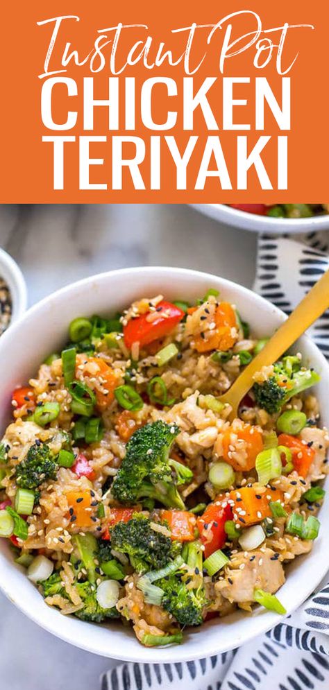 Teriyaki Chicken Bowls, Instant Pot Teriyaki Chicken, Teriyaki Chicken Bowl, Rice Broccoli, Teriyaki Chicken And Rice, Delicious Meal Prep, Chicken Bowls, Chicken Teriyaki, Easy Healthy Meal Prep