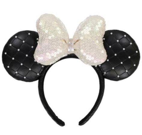 Disney World Merchandise, Headband Hat, Disney Headbands, Minnie Mouse Ears Headband, Leather Headbands, Tokyo Disney, Mouse Ears Headband, Disney Addict, Sequin Bow