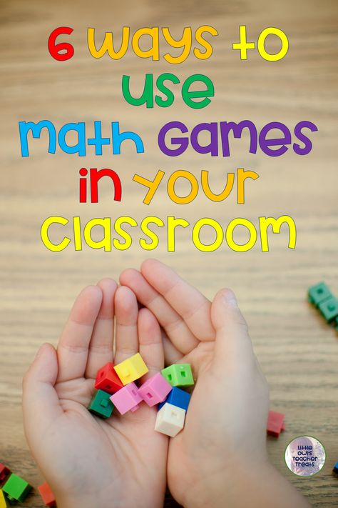 Math games are a great way to get your kindergarten, first grade, and second grade students excited about math concepts! Assign math games as individual, partner, or small- group centers; Engage students during targeted, small- group instruction; Invite students to play games as early finisher or free choice activities; Prep sub plans with ease; Fill extra time with standards- based activities; Make kits for your struggling students to take home to foster a home- school connection with parents! First Grade Math Games, Prek Math Activities, Games In The Classroom, Elementary Special Education Activities, Alyssa Nicole, Classroom Elementary, Mathematics Activities, Math Center Games, Math Expressions