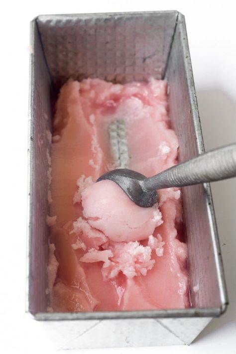 Guava Sorbet Nectarine Sorbet, Frozen Yogurt Recipe Healthy, Fat Free Desserts, Craving Ice Cream, Healthy Frozen Yogurt, Homemade Frozen Yogurt, Guava Recipes, Strawberry Frozen Yogurt, Healthy Family Recipes