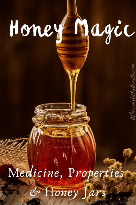 Honey Meaning Witchcraft, Spiritual Herbalism, Honey Magic, Witchcraft Notes, Honey Inspiration, Sun Witch, Honey For Sore Throat, E Money, Honey Jar Spell