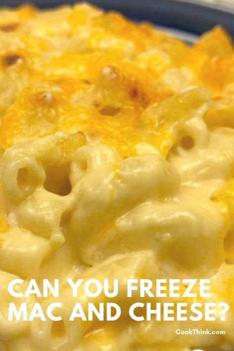 Freezable Macaroni And Cheese, Can You Freeze Macaroni And Cheese, Freezing Mac And Cheese, Freezer Mac And Cheese, Mac And Cheese Recipe Evaporated Milk, Frozen Mac And Cheese, Mac And Cheese Microwave, Oven Mac And Cheese, Freezing Cheese