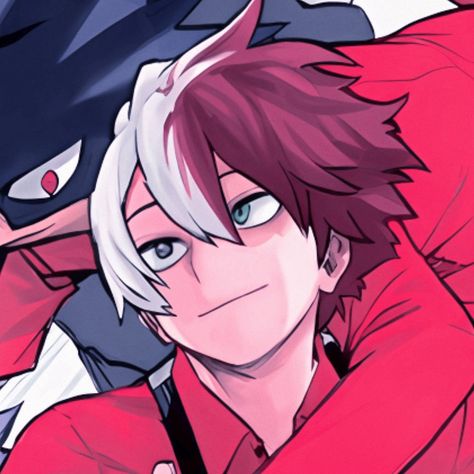 Mha Icons, Red, Hair, Anime, Blue