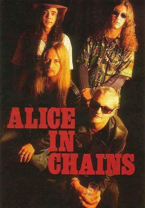 Alice In Chains Poster, Japan October, Grunge Posters, Mad Season, Rock Band Posters, Punk Poster, Layne Staley, Grunge Band, Grunge Music