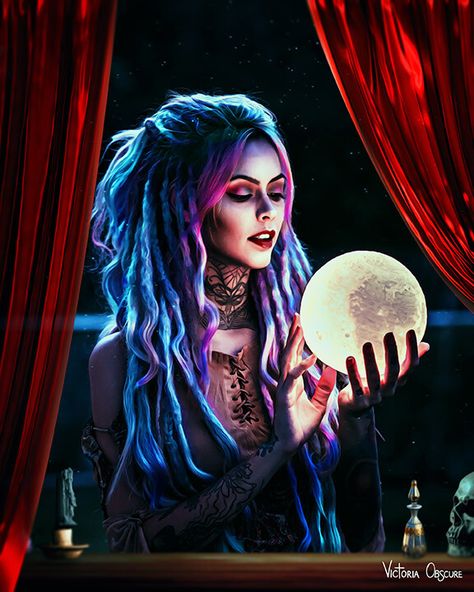 Fortune teller, Victoria Obscure on ArtStation at https://www.artstation.com/artwork/rR60Ra Circus Fortune Teller Aesthetic, 20s Fortune Teller, Fantasy Fortune Teller, Crystal Ball Fortune Teller, Gothic Fortune Teller, Vintage Fortune Teller, Divine Feminine Art, Creepy Carnival, Fantasy Witch