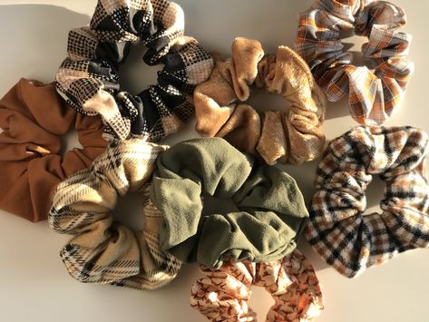 Fall Scrunchies, Collection Ideas, Handmade Hair Accessories, Fall Collection, Fall Collections, Fall Vibes, Spooky Season, Burlap Wreath, Scrunchies