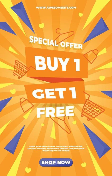 Buy One Get One Free Ads, Buy One Get One Free Poster Design, Buy 1 Get 1 Free Design Poster, Flat Design Icons, Free Poster, Free Ads, Buy One Get One Free, Buy 1 Get 1, Buy One Get One