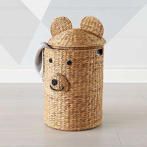 Bear Hamper | Splendipity Hammocks | Share Kids Bedroom Ideas | Bedroom Children | Room Décor for Kids | Fun Kid Room Ideas | Kids Playroom Furniture | Kid Room Decorations | Nursery Decor | Nursery Furniture #splendipityhammocks #kidbedroom #kidsroom #kidaccessories #bedroomdecor #kiddecor #nurserydecor #nursery Bear Hamper, Kids Laundry Hamper, Kids Hamper, Woven Hamper, Small Space Nursery, Wicker Hamper, Scandinavian Nursery, Nursery Storage, Kids Bedrooms