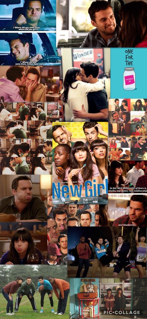 New Girl Aesthetic Tv Show, Nick Miller Wallpaper, New Girl Wallpaper, New Girl Aesthetic, Winston New Girl, New Girl Nick And Jess, New Girl Funny, New Girl Show, Jess Day