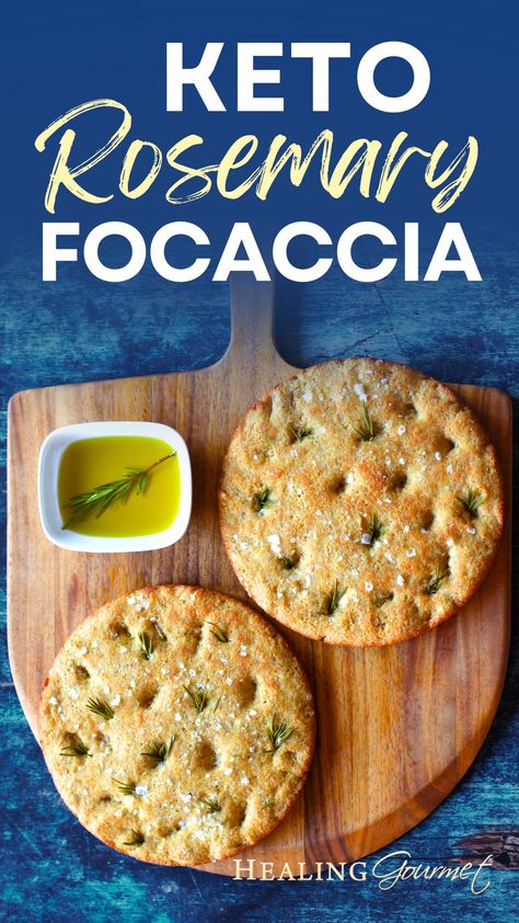 A modern twist on this classic bread that captures the essence of traditional focaccia while being mindful of your carb intake. Low Carb Foccacia Bread, Keto Gourmet, 2024 Holidays, Oxalate Diet, Paleo Breads, Foccacia Bread, Rosemary Focaccia, Healthy Bread Recipes, Lowest Carb Bread Recipe