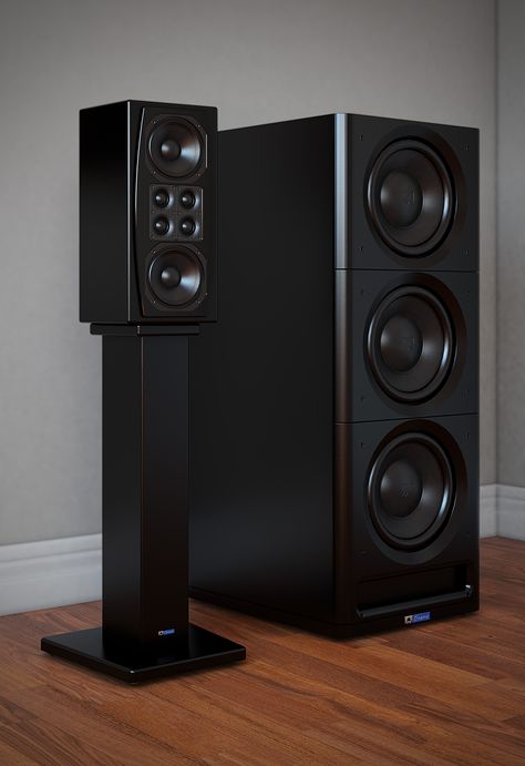 XTZ Cinema Series M6 on stand and Cinema Series SUB 3X12 Jbl Subwoofer, Pro Audio Speakers, High End Speakers, Dj Speakers, Audiophile Speakers, Speaker Box Design, Speaker Amplifier, Polk Audio, Monitor Speakers