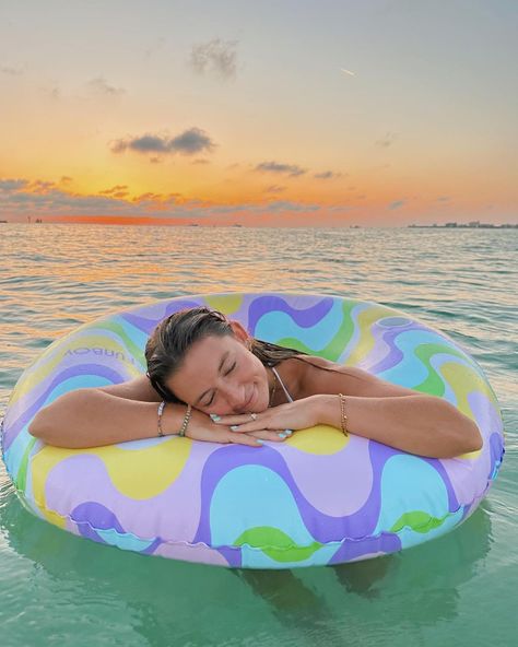 summer bucketlist, beachy aesthetic, summer ideas Aesthetic Summer Ideas, Summer 2023 Beach, Natalie Downey, 2023 Beach, Beachy Aesthetic, Florida Girl, Sunset Lover, Floating In Water, Calm Water