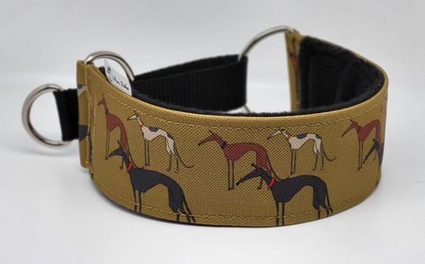 Excited to share the latest addition to my #etsy shop: Comfortable, soft, cosy martingale dog collar. Width - 5cm/2 Whippet Collar, Martingale Dog Collar, Cartoon Funny, Grey Hound Dog, Collar Pattern, Whippet, Greyhound, Collar And Leash, Pet Collars