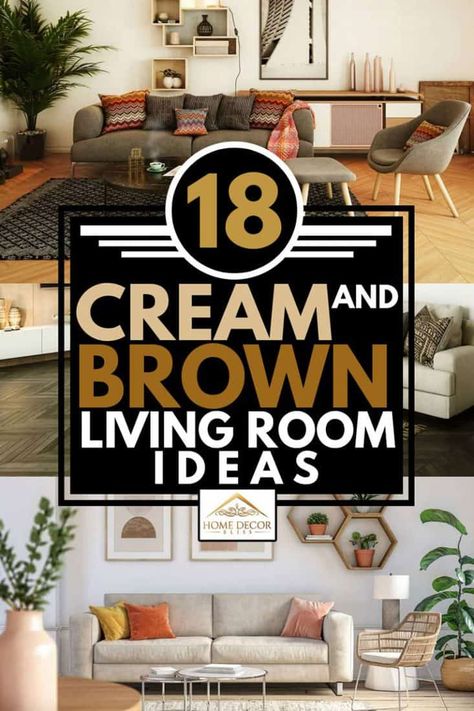 Dark Brown And Cream Living Room, Tan Leather Couch Living Room Ideas, Beige Leather Couch Living Room, Leather Brown Couch Living Room Ideas, Cream And Brown Living Room, Black And Tan Living Room, Dark Brown Sofa Living Room, Brown Sectional Living Room, Tan Couch Living Room