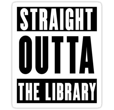 Straight outta the library Sticker Straight Outta My Twenties, 30th Birthday Men, Harlem Nyc, My Twenties, Outta Compton, Sister Birthday Quotes, Straight Outta Compton, Superman T Shirt, Birthday Quotes Funny