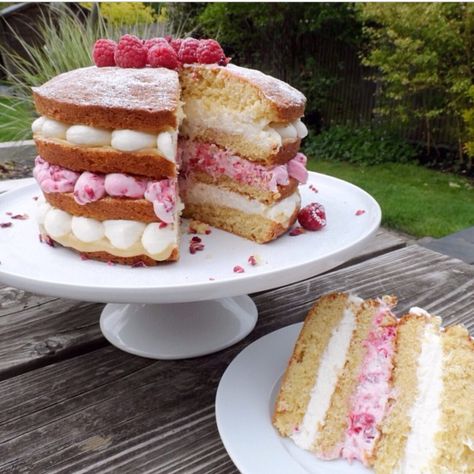 Lemon And Raspberry Wedding Cake, Raspberry And Lemon Cake, Raspberry Wedding Cake, Birthday Cake Summer, Raspberry Layer Cake, Lemon Raspberry Cake, Mum Cake, Lemon And Raspberry, Finds On Amazon