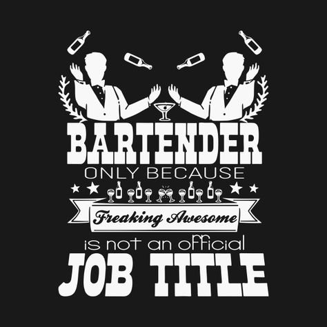 Bartender Jokes, Bartender Quotes, Butterfly Bar, Bartender Funny, Funny Shot Glasses, Bartender Outfit, Bartender Drinks Recipes, Bartender Shirts, Hey Bartender