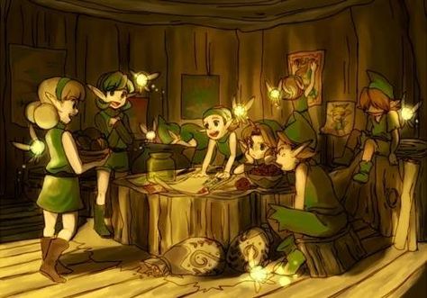 Kokiri Forest (Legend of Zelda) Kakariko Village, Hyrule Castle, Majoras Mask, Wind Waker, Zelda Art, Ocarina Of Time, Time Art, Twilight Princess, Fan Comic