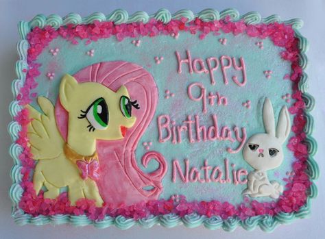 Fluttershy Cake, Fluttershy Eating, Fluttercord Child, Fluttershy Rainbow Dash Pinkie Pie, Shed Mov Fluttershy, Fluttershy Gif Human, Minion Birthday Cake, My Little Pony Cake, Little Pony Cake