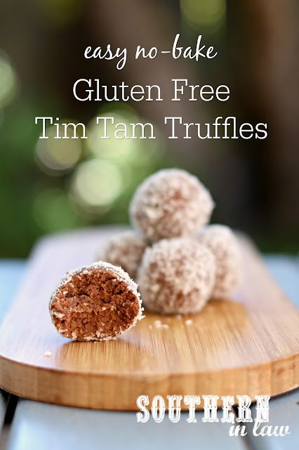 Easy Gluten Free Tim Tam Truffles Recipe - No bake, gluten free, last minute Australia Day dessert recipes, tim tam balls, cream cheese Bake Gluten Free, Ball Recipes, Truffles Recipe, Soy Free Recipes, Tim Tam, Australian Food, Cheese Ball Recipes, Truffle Recipe, Australia Day