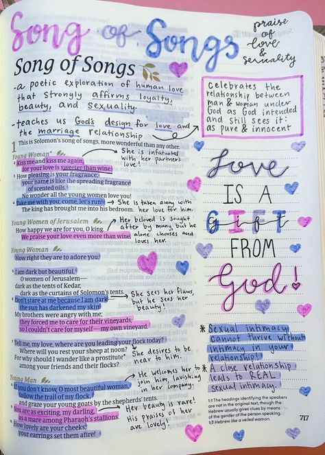 Songs Of Solomon Bible Study, The Song Of Solomon, Bible Messages Scriptures, Songs Of Songs Bible Verses, Song Of Solomon Bible Study, Songs Of Songs Bible, Annotating The Bible, Song Of Songs Bible Journaling, Song Of Solomon Bible Journaling