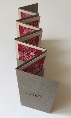 New Book Art: The Catch Handmade Booklet Ideas, Concertina Book, Tunnel Book, Forest Pattern, Buch Design, Easy Decor, Accordion Book, Artists Books, Jacob's Ladder