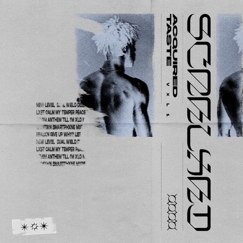 Scarlxrd - Acquired Taste: Vxl. 1 (2019) King Scar, As Good As Dead, Its Nice That, Rap Songs, Album Releases, Photoshop Design, Retro Aesthetic, Text Me, Studio Album