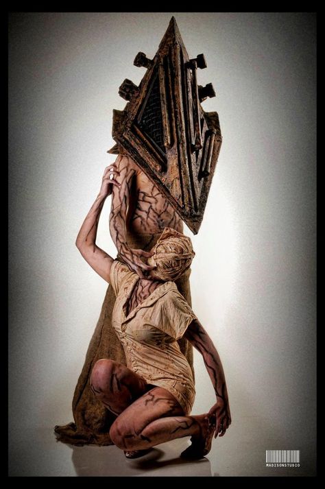 Silent Hill 1 by Undead-Romance on deviantART Silent Hill Couple Costume, Silent Hill Costume Pyramid Head, Pyramid Head Silent Hill, Silent Hill Cosplay, Pyramid Head And Nurse, Silent Hill Pyramid Head, Silent Hill Nurse Art, Silent Hill Nurse And Pyramid Head, Pyrimad Head Silent Hill