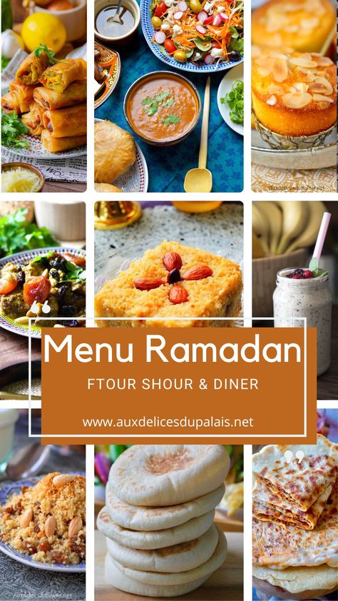 Menu Ramadan, Iftar Buffet, Food Art Ideas, Clean Eating Salad Recipes, Plats Ramadan, Menu Pdf, Ramadan 2022, Ramadan 2024, Ramadan Iftar