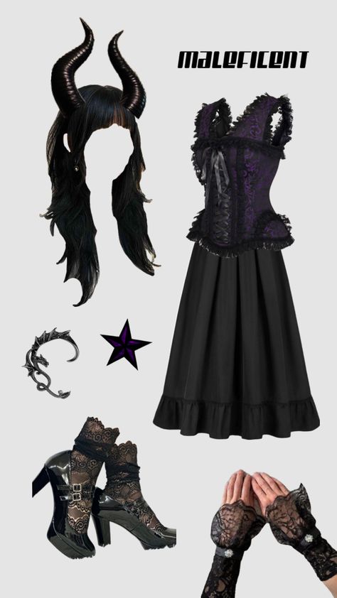 maleficent re-style #descendants #descendants4 #maleficent Maleficent Costume, Maleficent, Descendants, Halloween Costumes, Halloween