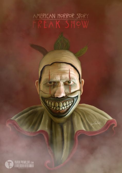 Twist The Clown Ahs, Twist The Clown, Ahs Circus, Ahs Clown, American Horror Story Circus, American Horror Story Clown, Twisty Clown, American Horror Story Freakshow, American Horror Story Art