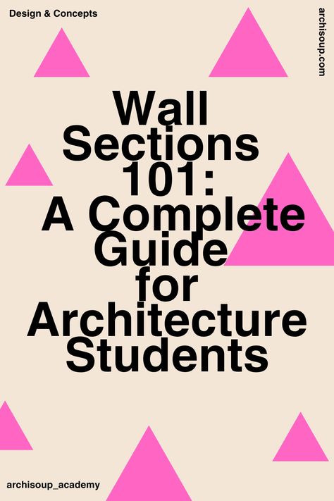 Master the art of wall sections with this beginner-friendly guide, perfect for architecture students and new professionals. Sections Architecture, Architect Student Life, Architecture Process, Architecture Studies, Architecture Student Portfolio, Future Architect, Wall Section Detail, Beginner Drawing Lessons, Online Architecture