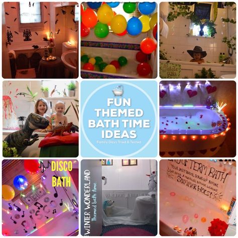 Themed Bath Time Ideas - Family Days Tried And Tested Bath Themes For Kids, Bath Play Ideas, Fun Bathtub Ideas For Kids, Sensory Bath Ideas, Themed Baths For Kids, Fun Bath Ideas For Kids, Fun Bath Ideas, Bath Time Ideas, Themes Preschool