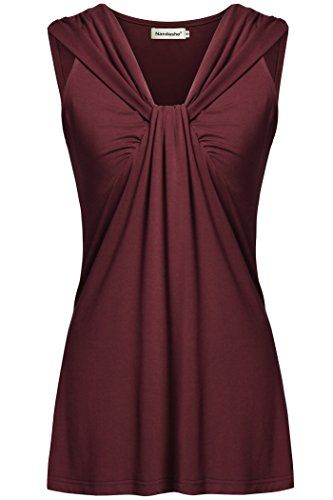 Vest Style Women, Summer Tunic, Summer Tunics, Sleeveless Tops Summer, Shirt Tunic Top, Twist Knot, Casual Vest, Plain Shirts, Sleeveless Tshirt