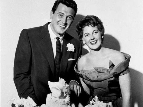 Rock Hudson's Gay Confession Recorded by Wife Rock Hudson Movies, Piper Laurie, Romantic Men, Donna Reed, Yvonne De Carlo, Vanessa Williams, John Wesley, Rock Hudson, Old Hollywood Stars