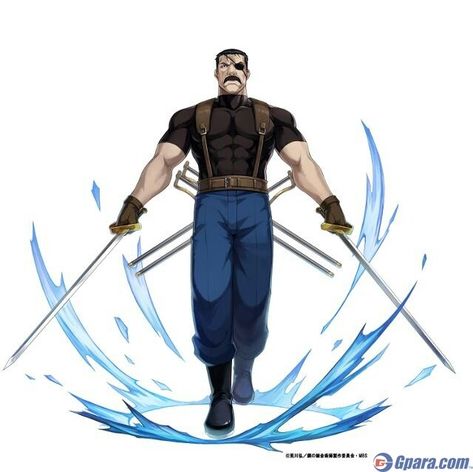 King Bradley, Zombie Survivor, Dual Swords, Bleach Characters, Fullmetal Alchemist Brotherhood, Dungeons And Dragons Homebrew, Character Poses, Full Metal, Character Design Male