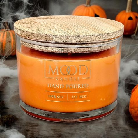 Very Vanilla Pumpkin Pie 🥧 Available at MoodCandle.com Mood Candles, Hand Candle, Luxury Candles, Pumpkin Pie, Hand Poured, Vanilla, Pie, Candles